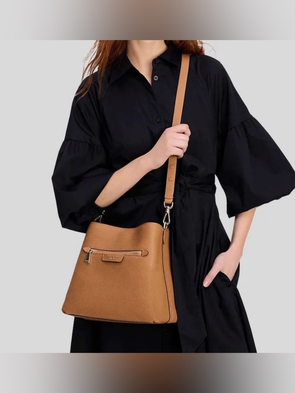 Kate Spade ♠️ Hudson Pebbled Leather Shoulder Bag | Bungalow